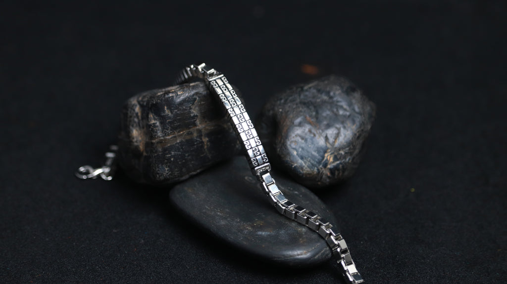 Men’s Geometric Link Bracelet