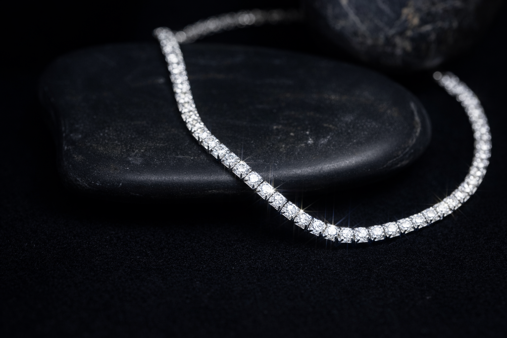 925 Sterling Silver Tennis Bracelet for Women